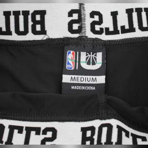 NBA Chicago Bulls Leggings – Size M | Black/Red/White - Picture 4 of 5